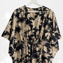 Black Long 100% Cotton Kaftan, thumbnail 7 of 7