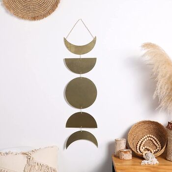 Moon Cycle Phase Boho Wall Hanging Decoration, 7 of 11