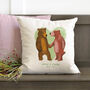 Personalised Bear Couple Cushion, thumbnail 1 of 2