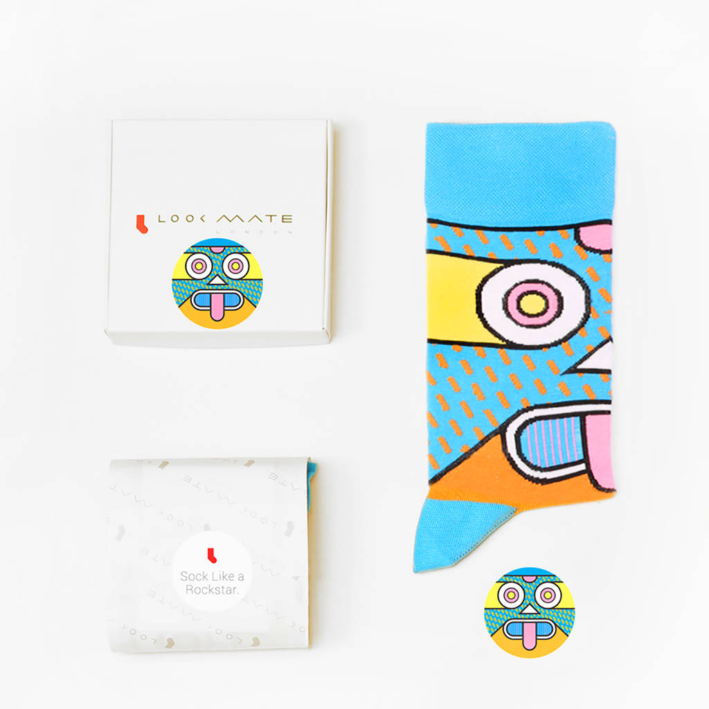 Colourful Cotton Socks In A Gift Box By Supermundane, 1 of 6