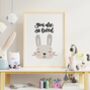 You Are So Loved Rabbit Nursery Print, thumbnail 2 of 8