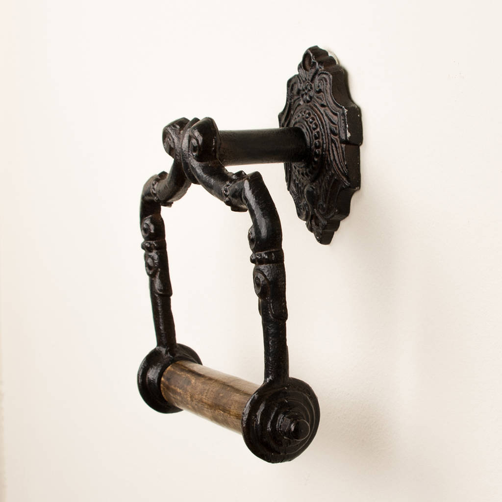 Cast Iron Vintage Wall Mounted Toilet Roll Holder By Dibor Cast Iron Vintage Wall Mounted Toilet Roll Holder By Dibor