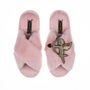 Classic Laines Slippers With Valentines Cupid Brooch, thumbnail 7 of 7