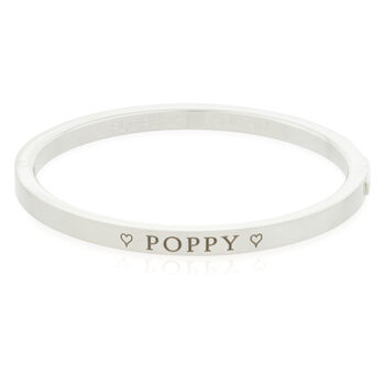 Child's Engraved Bangle For Christenings And Birthdays, 7 of 8