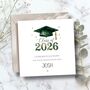 Graduation Green Hat Card, You Did It Graduation Card For Him, Son, Grandson, thumbnail 2 of 3