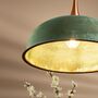 Patina Copper Pendant Light Shades With Customized Copper Assembly Parts *Copper Fixtures Included*, thumbnail 5 of 6