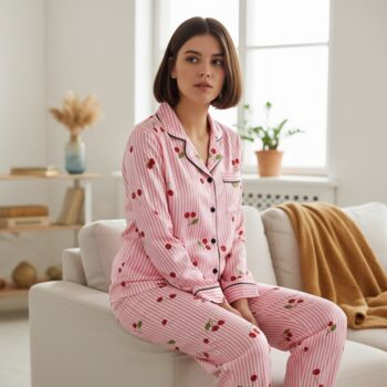 Charming Cherry Womens Pyjama Set, 6 of 8