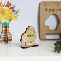 Pop Out Wooden Easter Egg Card, thumbnail 1 of 5