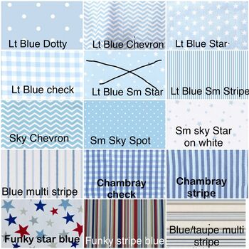 Pink And Blue Fabric Letter, 4 of 12