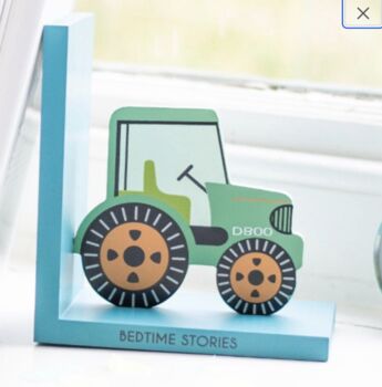 Personalised Tractor Bookends, 2 of 2