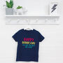 Multicoloured Happy 1st Fathers Day Kids Top / Babygrow, thumbnail 4 of 5