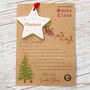 Personalised Letter And Star Decoration From Santa, thumbnail 3 of 10