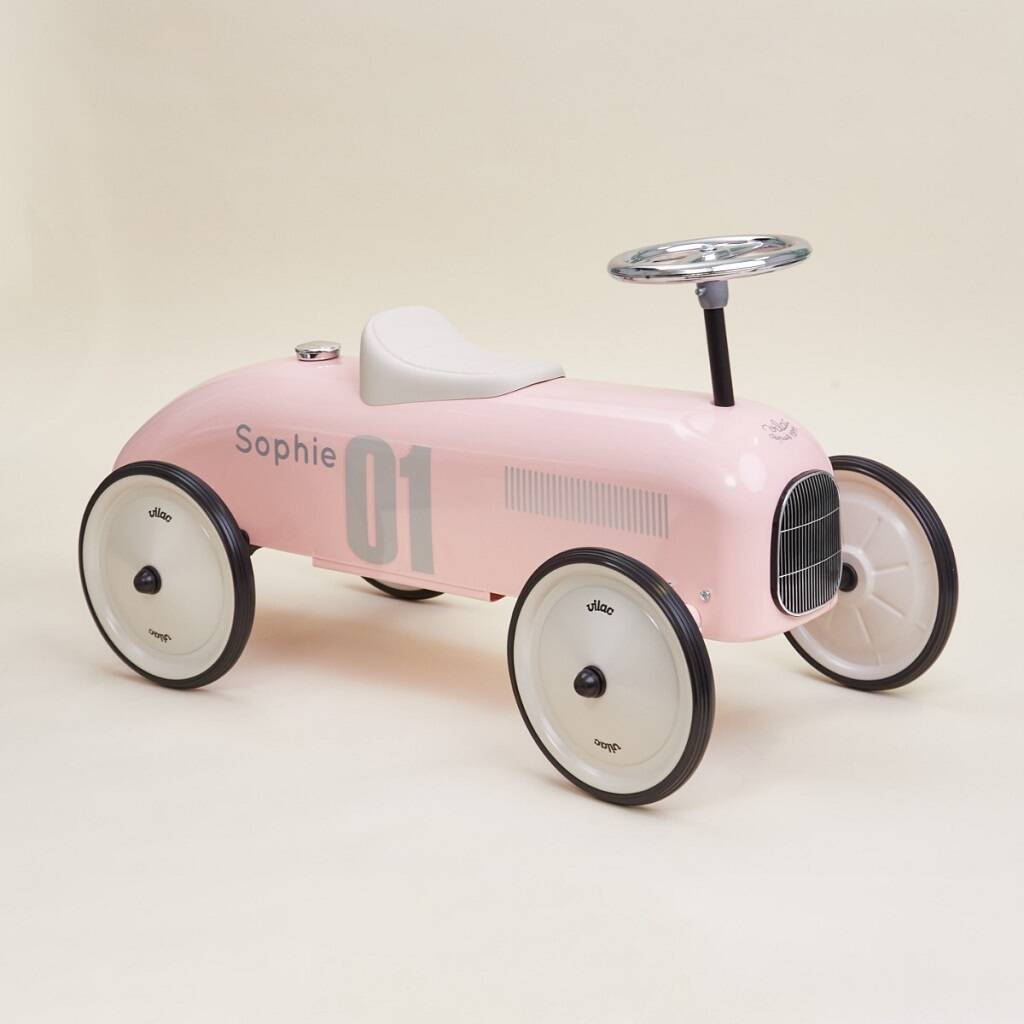 Personalised Pink Vilac Ride On Toy, 1 of 3