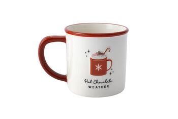 Hot Chocolate Weather Winter Mug, 4 of 8