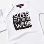 Sleep Is For The Weak Cool Babygrow / Romper Suit, thumbnail 1 of 5