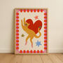 Leopard Ballerina Illustration Print, thumbnail 1 of 4
