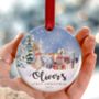 Personalised Baby's First Christmas Ceramic Decoration, thumbnail 1 of 6