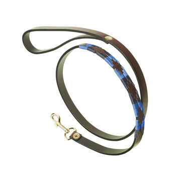 Pampeano 'Azules' Leather Dog Lead, 2 of 4