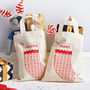 Personalised Christmas Stocking Bag, thumbnail 1 of 4