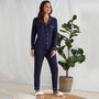 Long Bamboo Pyjama Set With Personalised Embroidery, thumbnail 5 of 5