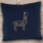 Llama Cushion Beginners Embroidery Kit, thumbnail 1 of 4