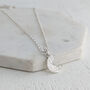 Dainty Moon Fingerprint Charm, thumbnail 5 of 6