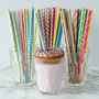 Patterned Paper Straws, thumbnail 2 of 11
