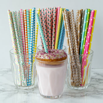 Patterned Paper Straws, 2 of 11