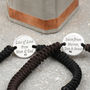 Personalised Sterling Silver Disc Friendship Bracelet, thumbnail 5 of 8