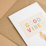 'Good Vibes' Card, thumbnail 2 of 3