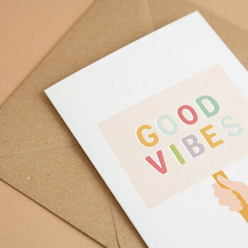 'Good Vibes' Card, 2 of 3
