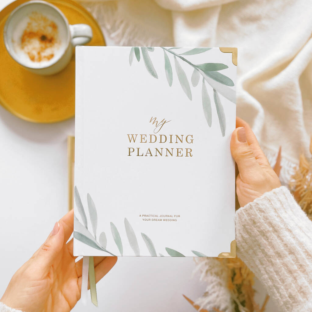 Olive Leaves Wedding Planner Book, 1 of 12