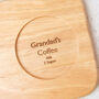 Personalised Wooden Tea And Biscuits Tray, thumbnail 3 of 9
