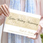 Personalised Golden Wedding Anniversary Guestbook, thumbnail 1 of 12