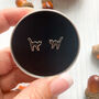 Silver Halloween Earrings, Black Cat, In A Gift Tin, thumbnail 3 of 8