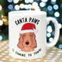 Santa Paws Christmas Dog Gift Mug, thumbnail 2 of 12