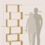 Six Tier Bookshelf Room Divider Modern Storage Unit, thumbnail 2 of 8