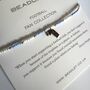 Manchester City Mcfc Bead Bracelet With Heart Charm, thumbnail 3 of 6