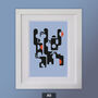 Sportive Cycling Print, thumbnail 3 of 6