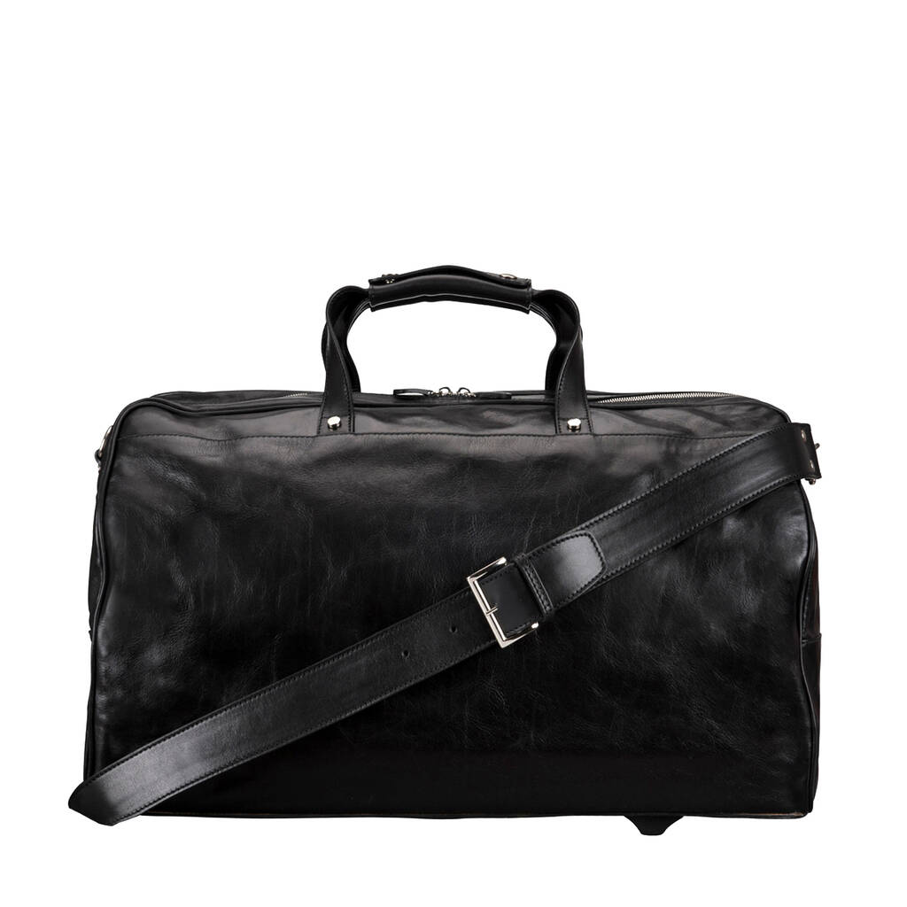 leather travel duffel bag with wheels &#39;dino large&#39; by maxwell scott bags | www.bagssaleusa.com