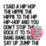 Rapper's Delight Print | Sugar Hill Gang Lyrics Sign, thumbnail 1 of 5