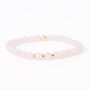 Rose Quartz Bracelet With 6mm Healing Crystal Beads For Love And Self Care, thumbnail 3 of 3