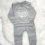 Daddy's Girl Baby Jogger And Sweatshirt Set, thumbnail 1 of 8