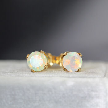 Opal Stud Earrings, 2 of 12
