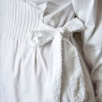 Ladies Sweetheart Nightdress With Side Ties 'Virginia', 9 of 9