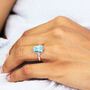 Sterling Silver Or Gold Plated Turquoise Ring, thumbnail 4 of 10