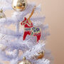 Dala Horse Wooden Lasercut Christmas Decoration, thumbnail 6 of 11