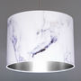 Carrara Marble Lampshade Choice Of Metallic Linings, thumbnail 5 of 7
