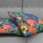 Cushion Cover The Black Panther Behind Of The Flowers, thumbnail 4 of 7