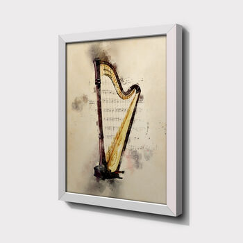 Harp Music Instrument Print, 2 of 3